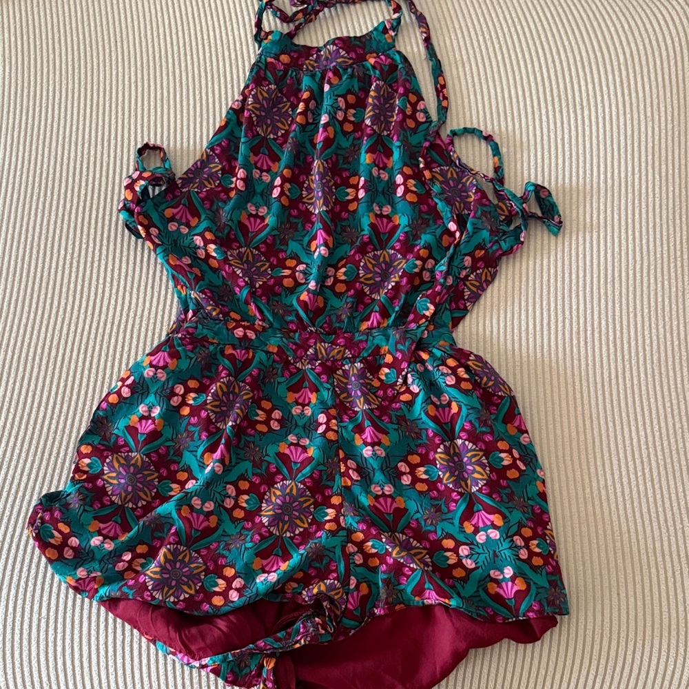 Free People floral romper